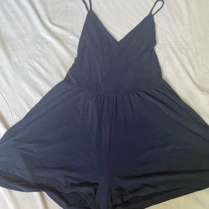 Blue Short Romper